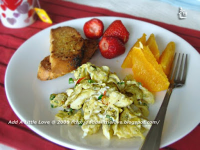 Scramble Eggs For Breakfast