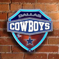 Dallas Cowboys Neon Shield Wall Lamp