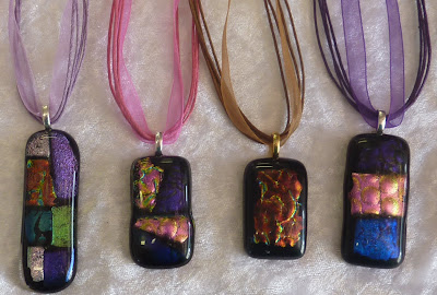 Dichroic Glass Pendants 2 Dichroic Glass Pendants pic 2