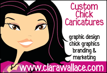 Eye-catching chick graphics by Clara