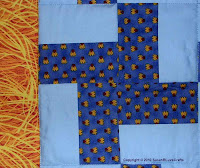 Whirlygig quilt - closeup
