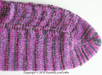 Foot of Purple Waves Sock Foot of Purple Waves Sock