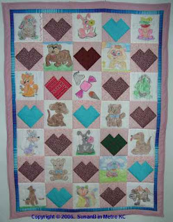 quilt with crayon blocks quilt with crayon blocks