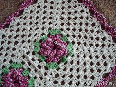 tapete2 Tapete de Barbantes com Flores – Modelos - 2019 tapete2