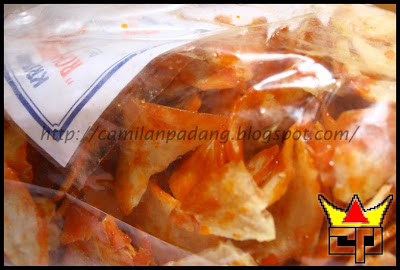 Camilan Padang KRIPIK BALADO (BULAT) (Close Up)