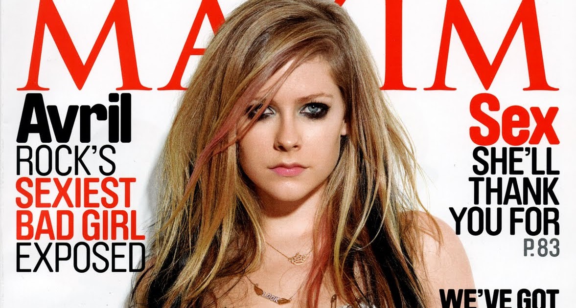 Bring Da Beat Back Avril Lavigne &quot;Maxim&quot; Magazine Cover