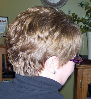My new haircut from the back