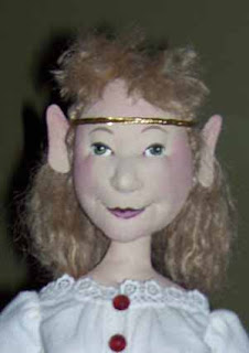 Cloth Doll: needle-sculpted to create three dimensional form