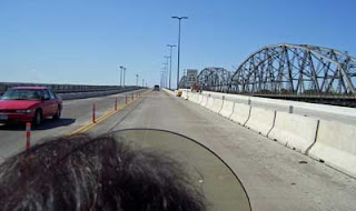 The bridge is a lot wider and smoother traveling