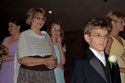 Ringbearer so intent on watching the proceedings.