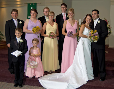 The wedding party.