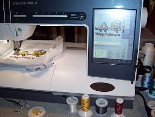 This machine is a Pfaff Creative Vision.