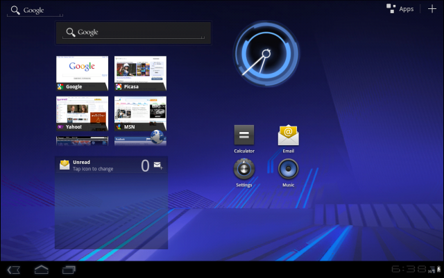 tablet pc settings
