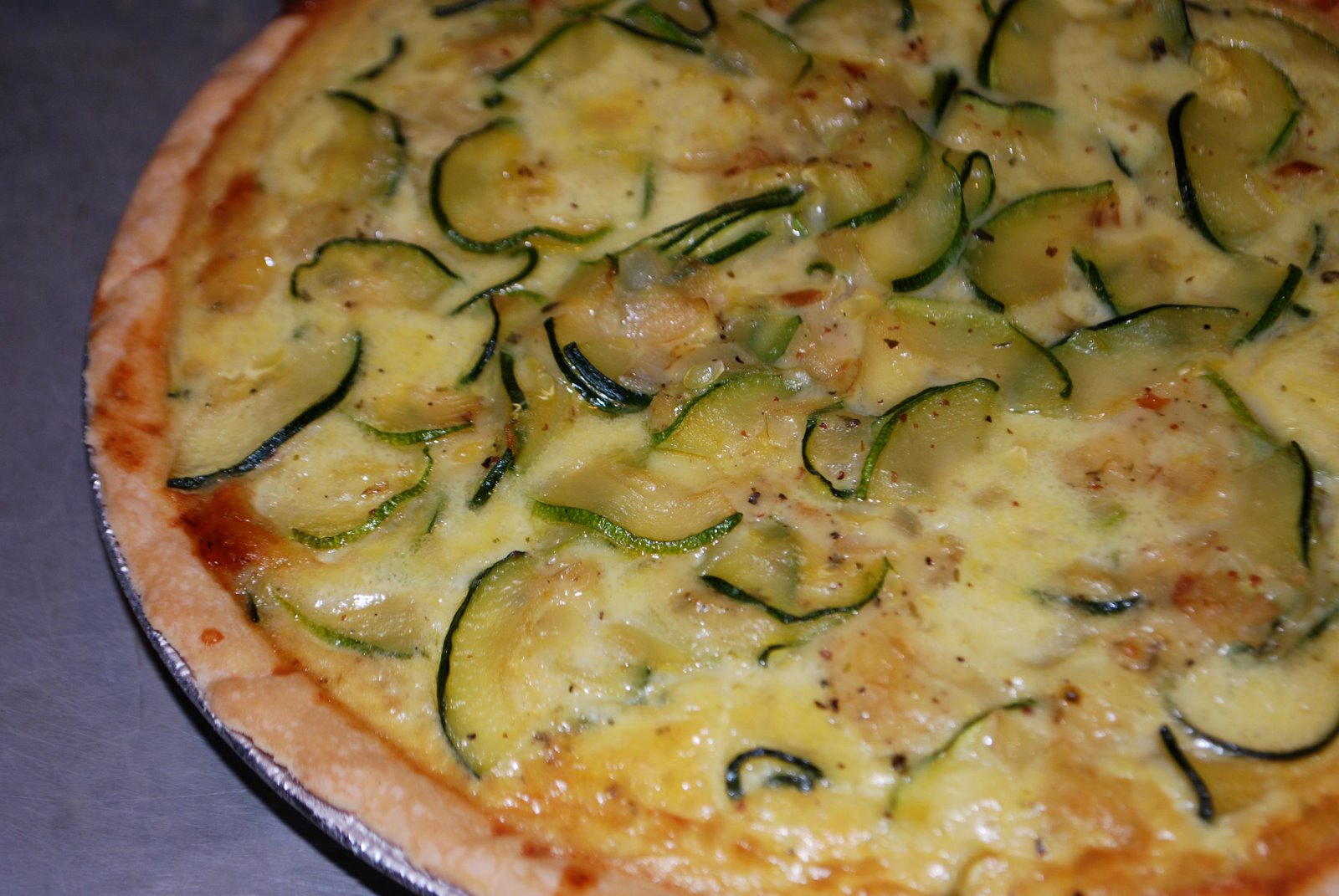 MyEyeQ Zucchini Cheese Quiche