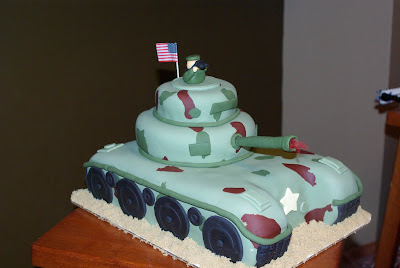 Army Birthday Cakes on Ooh La La Cakes By Melissa  Army Tank Cake
