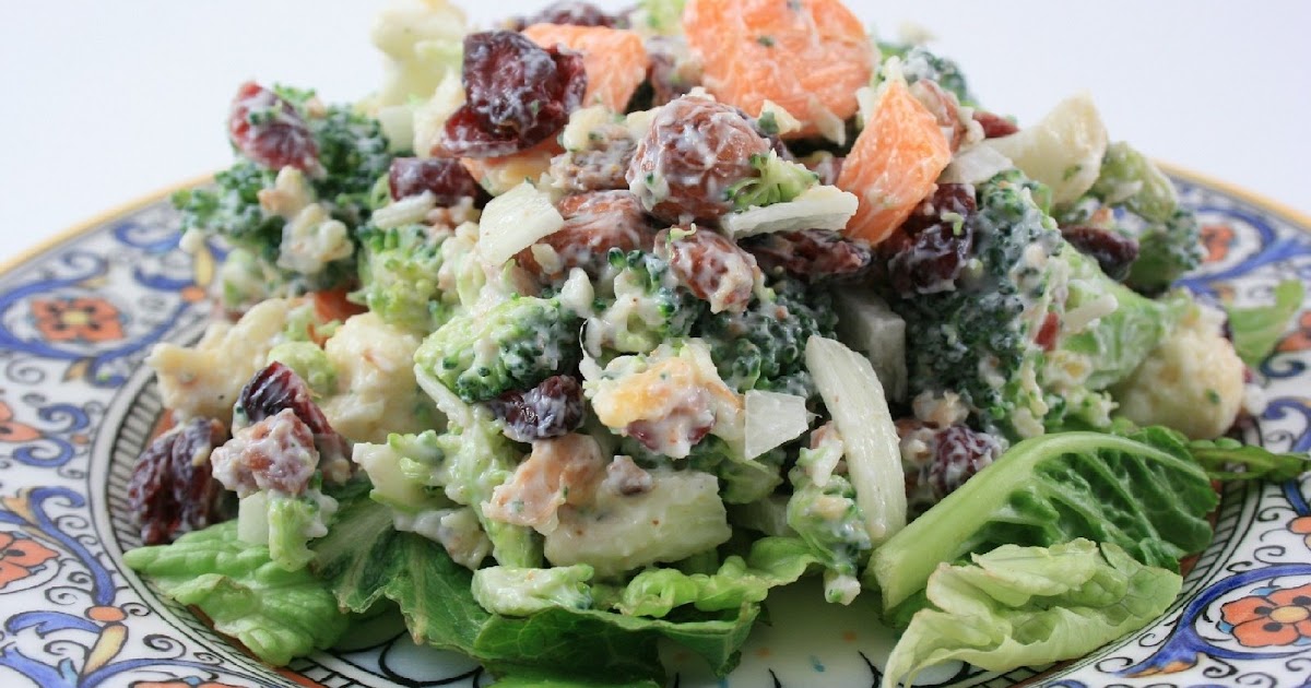 Man's Kitchen Broccoli, Hazelnut & Cranberry Salad