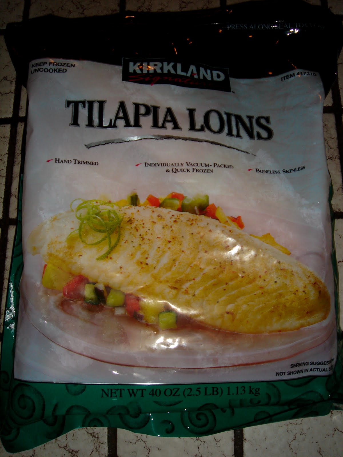 Love & Pesto Spicy PanSeared Tilapia with Green Beans