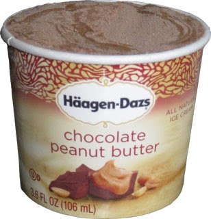 haagen dazs chocolate peanut butter calories