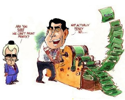 quantitatively easing.