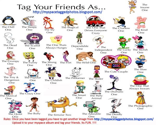 MySpace Tagged Photos: Random Cartoon Characters