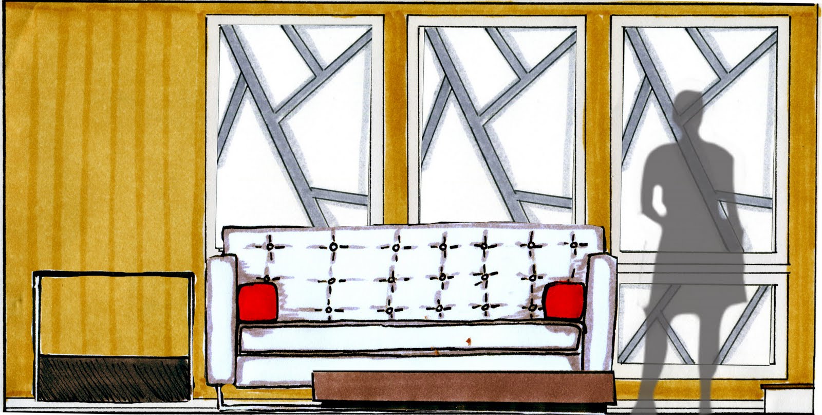 Living Room Elevation