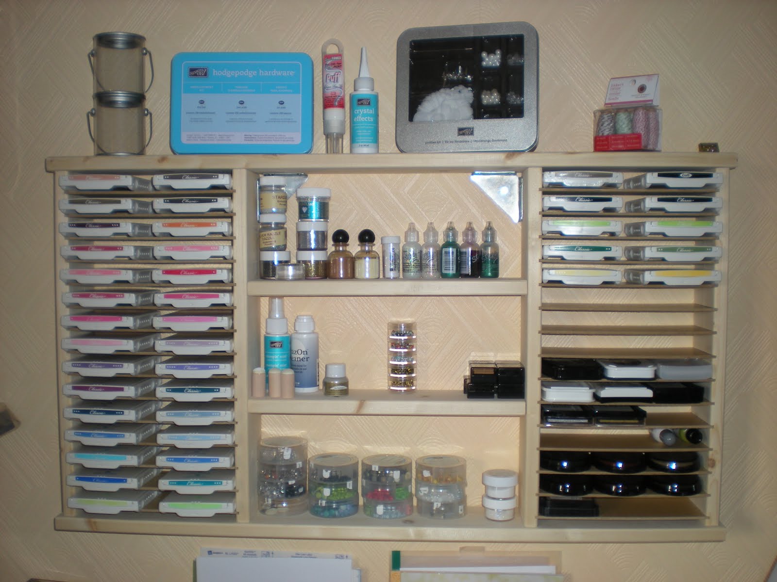 CRAFTY STORAGE Ink pad storage