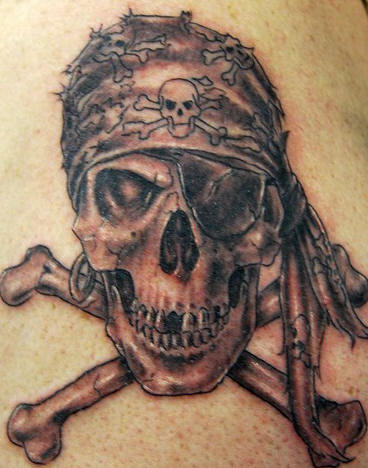 Skull and Cross Bones Tattoo skull and crossbones tatoos. Skull and Cross Bones Tattoo