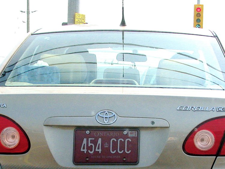 Diplomatic Number Plates