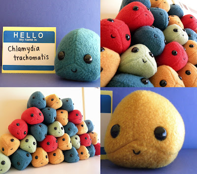 Adorable plush microbe goodness! Adorable plush microbe goodness!