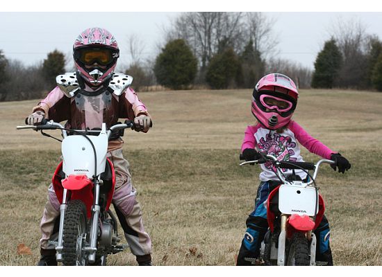 little girl dirt bike