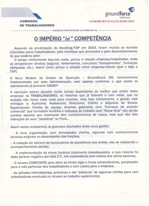 Comunicado 05/2007 (frente)