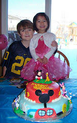 Jie's Birthday with her big brother Trayjan