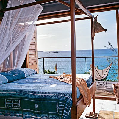 A mosquito net is a must, but along with functionality, it adds softness and that whisper of romance every bedroom needs.