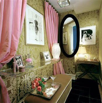 Amanda Nisbet Wallpapered Dressing Room
