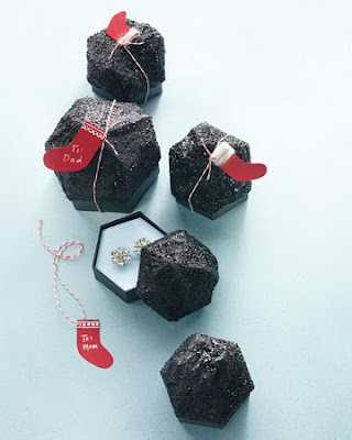 Lump of Coal Gift Wrapping