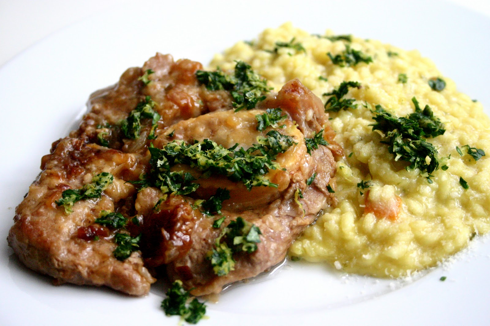 Nuts about food Ossobuco alla milanese (or braised veal shanks)