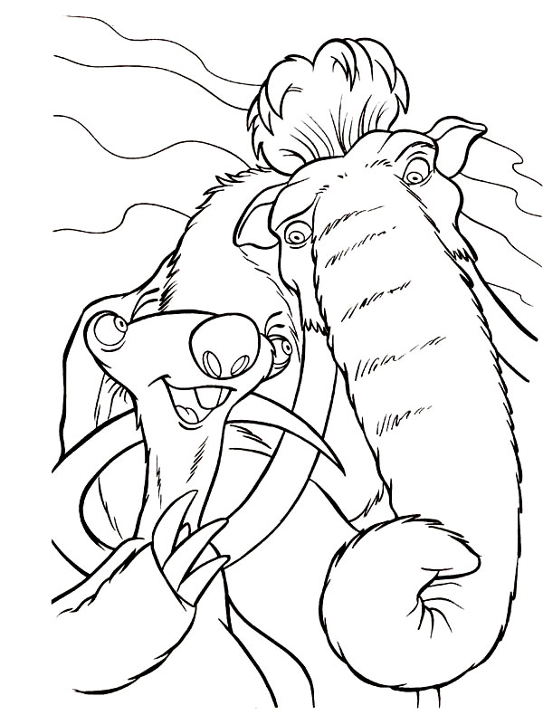 Coloring Pages Sloth
