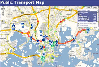 live Helsinki Transport Map helsinki transport map