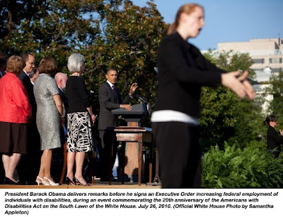 Celebrating the 20th Anniversary of the Americans with Disabilities Act with Substance http://whitehouse-org.blogspot.com/