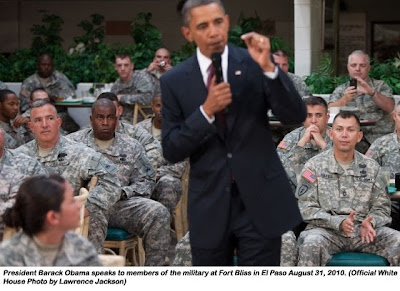 President Obama Salutes the Troops at Fort Bliss http://whitehouse-org.blogspot.com/