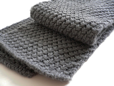 Free Knitting Pattern: Extra Warm Men s Scarf (Women can definitely wear it!)...