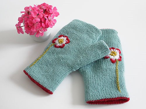 Knitted Fingerless Gloves