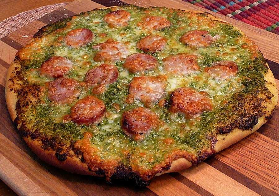 Living the life in SaintAignan Radishleaf pesto pizza