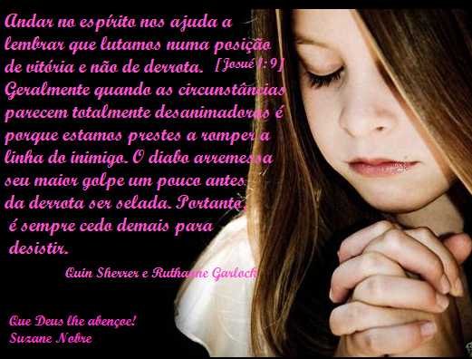 É quando você está perto de vencer...