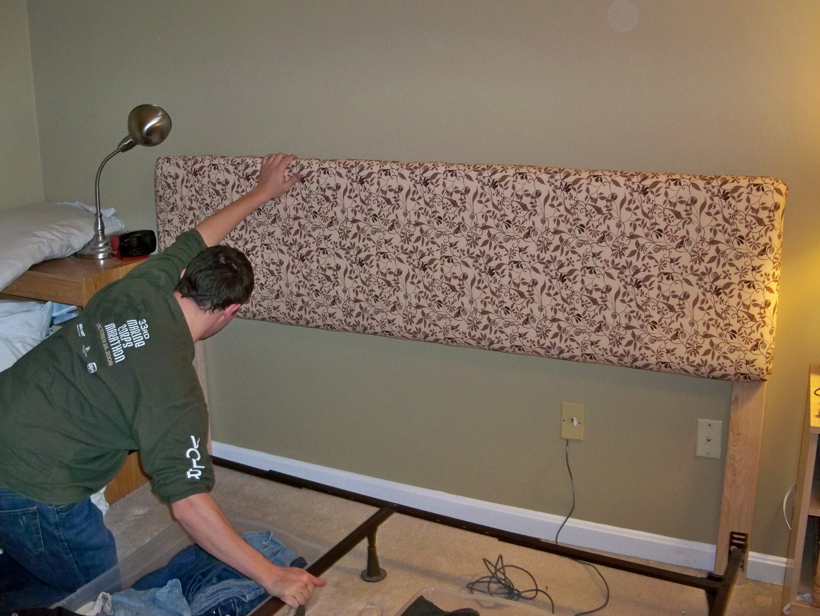 All things Gale Homemade Headboard Instructions
