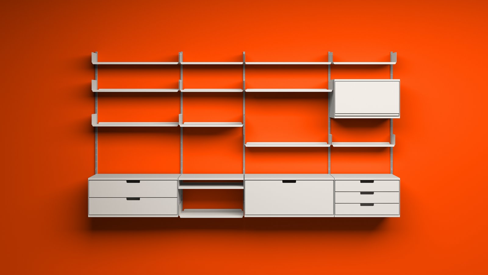 Kitchen cabinet kits Wall Shelving Systems