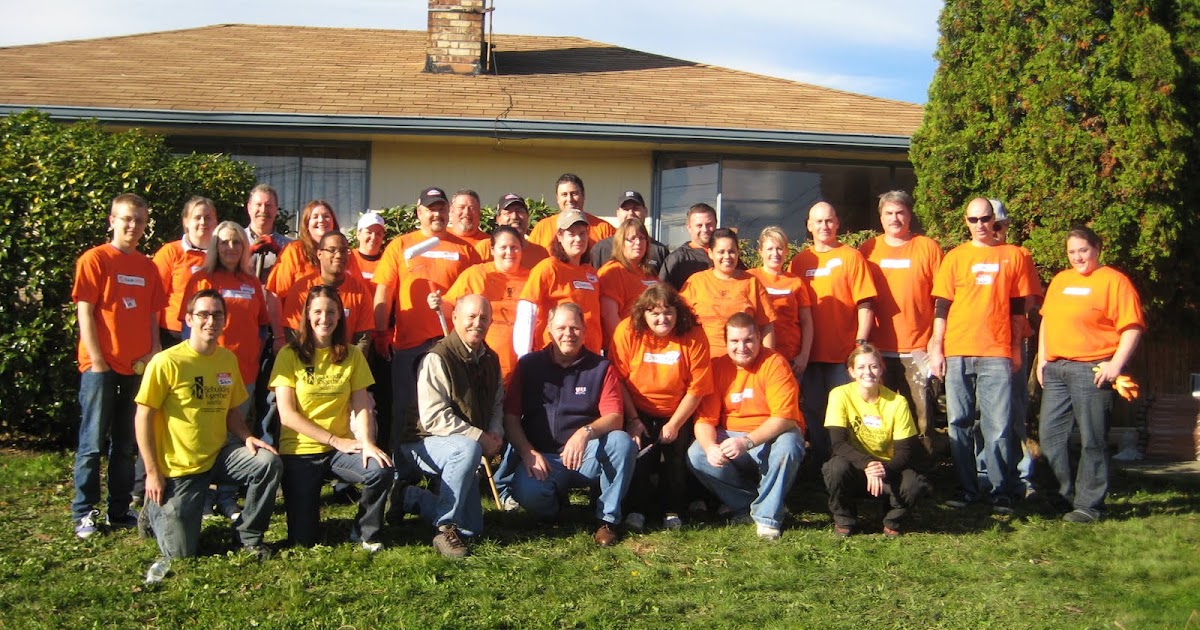 Rebuilding Together Seattle The Home Depot Volunteers Busy at Work!
