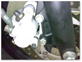 Replaced Front Fork Barrel