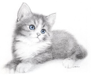 Gatos em Preto e Branco - Imagens para Decoupage