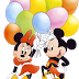 A Turma do Mickey da Disney fazendo Aniversário